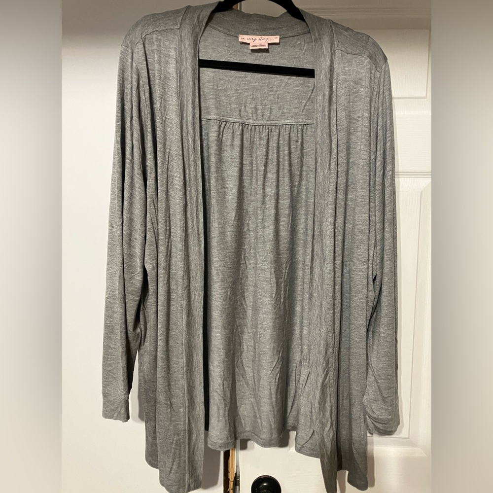 Grey cardigan